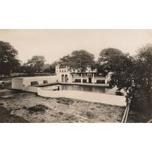 Victoria Falls Hotel Swimming Pool Vintage Africa RPC Postcard