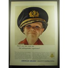 1960 American Airlines Ad - Don't you owe your son this experience