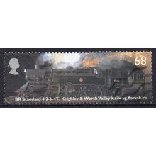 GB 2004 Classic Locomotives - BR Std, Keighley & Worth Valley Railway 68p Used