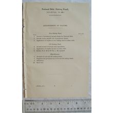 1875 Act of Parliament: reduction national debt & consolidated fund