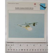 Zenith Avia. Baroudeur - France - Attack & Close Support - Collectors Club Card