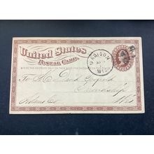 ICOLLECTZONE US UX1 XF used 1872 Wisconsin (B400-165)