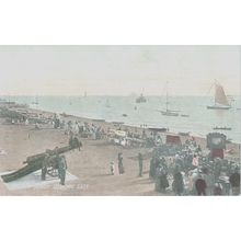 Southsea Beach Looking East Southsea Hampshire Postcard (QHAM244)