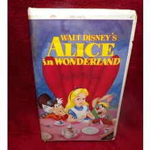 VHS 1997 WALT DISNEY BLACK DIAMOND ALICE IN WONDERLAND -RATED G