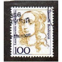 GER 1986 100pf 'FAMOUS WOMEN -LUISE HENRIETTE VON ORANIEN'FINE USED (EBID30-092)