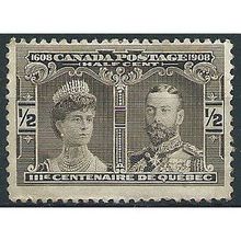 Canada 1908 SG188 1/2d Sepia Mounted Mint ... .