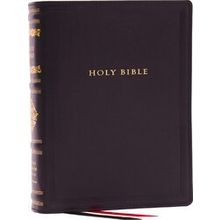 Rsv Personal Size Bible with Cross References, Black Genuine Leather, (Sovereign