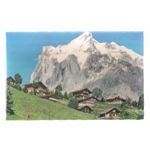 Mt. WETTERHORN, GRINDELWALD vintage .unused postcard (a) =