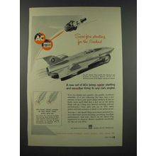 1954 AC Spark Plugs Ad - General Motors XP-21