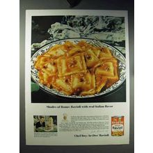 1960 Chef Boy-ar-dee Beef Ravioli Ad - Shades of Rome