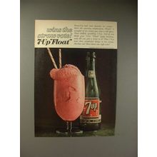 1964 Seven 7-Up Soda Ad - Wins the Straw Vote
