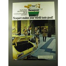 1973 Newport Cigarettes Ad - Makes World Taste Good