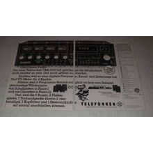 1977 Telefunken TRX 2000 hifi Ad - in German