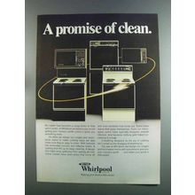 1982 Whirlpool Appliances Ad - A Promise of Clean