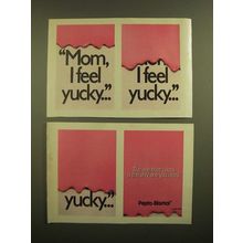 1988 Pepto-Bismol Medicine Ad - Mom, I Feel Yucky