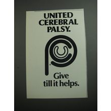 1989 United Cerebral Palsy Ad - Give till it helps