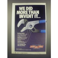 1991 Channellock Pliers Ad - We did more than invent it