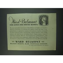 1930 Ward-Belmont College Advertisement - for girls and young women