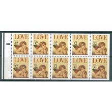 2959a 32c Love Very Fine MNH Pane/10 L01397