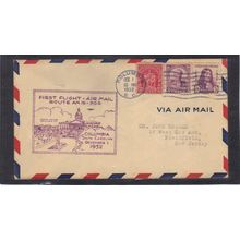 1st Flight 680 + 724 + 725 (Cachet-Typed/A) CV00903