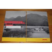 2004 DHL Express Ad - For 35 years we've delivered despite language barriers