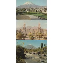 Arequipa Peru 3x Postcard s