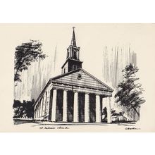 St Andrews Presbyterian Church Niagara On The Lake Canada Postcard