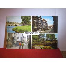 multiview, SHREWSBURY, SHROPSHIRE unused postcard PLC17633 =