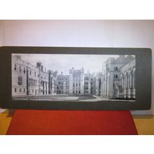 QUADRANGLE, ARUNDEL, Sussex unused antique PANORAMIC postcard by Photochrom #