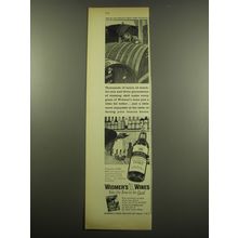 1960 Widmer's Wines Ad - One of the World's great wine districts