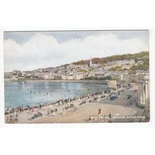Sea Front Weston-Super-Mare Brian Gerald Art Postcard 1948 Somerset