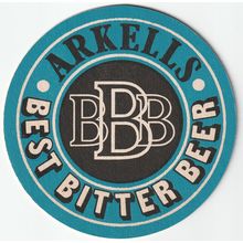 BEER MAT - ARKELLS BREWERY - BBB BEST BITTER BEER - (Cat No 015) - (1975)