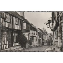 Mermaid Street, Rye, Sussex, c.1960 - Shoesmith & Etheridge RP Postcard