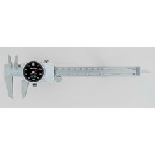 Mitutoyo 505-742-56J - 6" Dial Calipers .1/Rev .001 Grad. Black Face