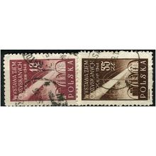 1948 Michel 495+496 - fine used (o)