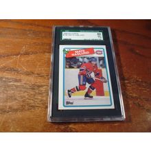 1988-89 Topps, Graded Near Mint 86, MATS NASLUND, Canadiens