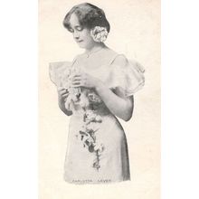 Carlotta of Sisters Levey Rare Smart Novels Actress Old Postcard