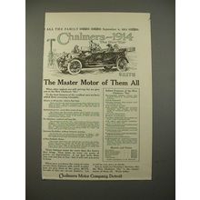 1914 Chalmers Six Car Ad - The Master Motor