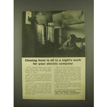 1965 Invester-Owned Electric Light & Power Companies Ad - Chasing