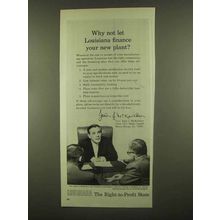 1965 Louisiana Commerce Ad - Governor John J. McKeithen