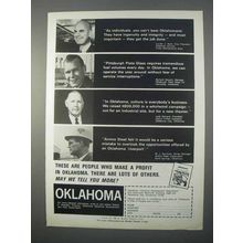 1966 Oklahoma Industrial Development Ad - Individuals