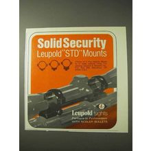 1977 Leupold STD Mount Ad - Solid Security