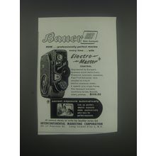 1957 Bauer 88B 8mm Automatic Movie Camera Advertisement