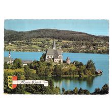 KARNTEN, AUSTRIA used vintage postcard 1965 postmark =
