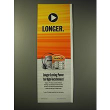 2003 Energizer E2 Batteries Advertisement - Longer-Lasting power for high-tech