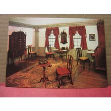Deming parlor AMERICAN MUSEUM, CLAVERTON MANOR, BATH. SOMERSET unused postcard /