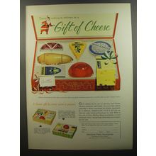 1953 American Dairy Association Ad - There's nothing so welcome as a gift