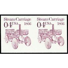 2451a, Mint VF NH 4¢ Steam Carriage Imperforate Pair Error .. Stuart Katz
