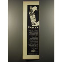 1954 Usher's Scotch Advertisement