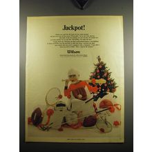 1969 Wilson Sports Equipment Ad - Jackpot!